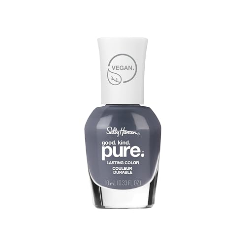Sally Hansen Good. Kind. Pure. Nail Polish - Vegan 16-Free Grey Navy Color