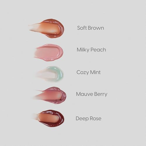 Kara Beauty Lip Syrup Peptide Therapy Hydrating Gloss - Mauve Berry