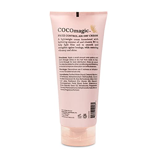 Cocomagic Frizz Control Air Dry Cream | 6 oz Anti-Frizz Styling Cream