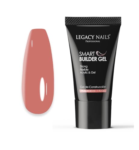 Legacy Nails Smart Builder Gel 1oz - Odorless Peach Sculpting Gel