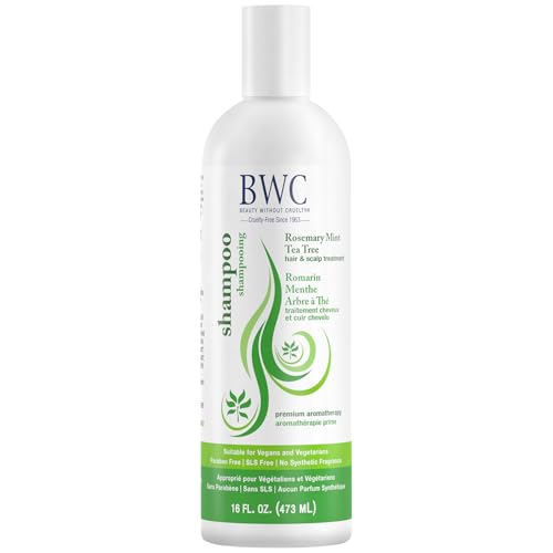 Beauty Without Cruelty Clarifying Rosemary Mint Tea Tree Shampoo, 16 Oz