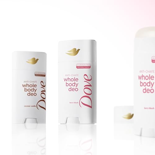 Dove Berry Blush Whole Body Deodorant Stick, 2.4 oz - 72-Hour Odor Control, Aluminum-Free