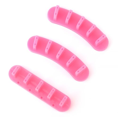 3Pcs Nail Practice Display Stand with 10Pcs False Nail Tips - Nail Art Tools