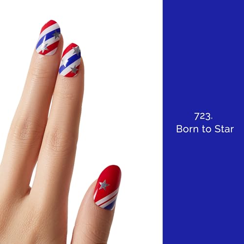NAILOG Born to Star Semi Cured Gel Nail Strips - 34 Pcs