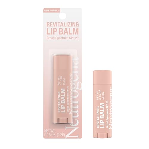 Neutrogena Revitalizing Tinted Lip Balm SPF 20, 0.15 oz (Pack of 2)