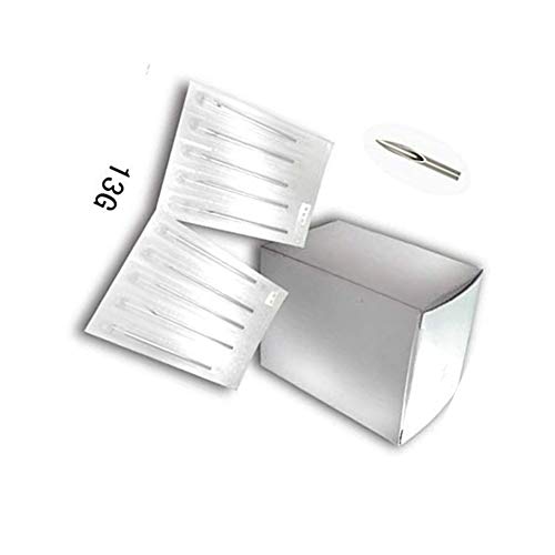 13G Body Piercing Needles - 100PCS Professional Medical Stainless Steel