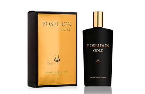 Instituto Español Poseidon Gold Eau de Toilette for Men, 5.1 fl oz