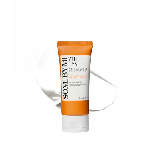 SOME BY MI V10 Hyal Air Fit Sunscreen SPF 50 - 50ml, Korean Face Sunscreen