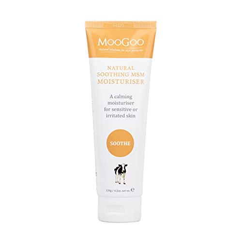 MooGoo Soothing MSM Moisturiser 4.2 Fl Oz - Calming Cream for Sensitive Skin