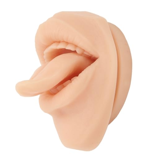 Gernie Silicone Tongue Practice Model for Piercing Training & Medical Display