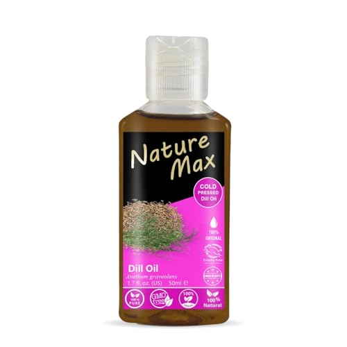 Pure Cold Pressed Dill Oil 50ml - Natural Cooking & Body Oil, Kosher & Halal