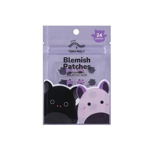 TONYMOLY Squishmallows Hydrocolloid Blemish Patches with Salicylic Acid - 24 Count