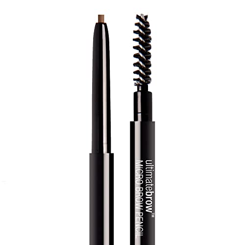 Wet n Wild Micro Eyebrow Pencil Bundle - Ultra Fine Retractable & Grooming Brush, Ash & Soft Brown Shades