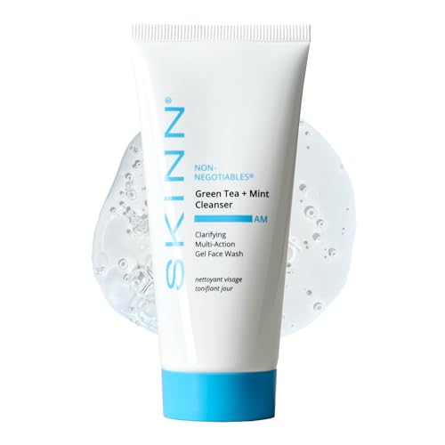 SKINN Daily Face Wash Gel - Green Tea & Mint Cleanser (2oz)