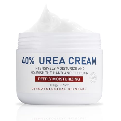 OUKEYA Urea Cream 40 Percent,Foot & Hand Cream for Dry Cracked,Urea Lotion for Feet Maximum Strength