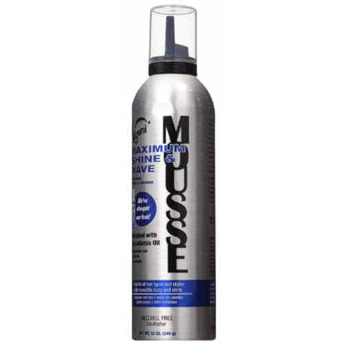 Vigorol Maximum Shine Wave Mousse - 12oz Hair Styling Foam