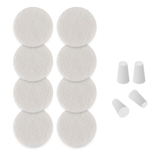 Reusable Coffee Filters for Toddy Cold Brew Maker - 8 Pack with 4 Stoppers