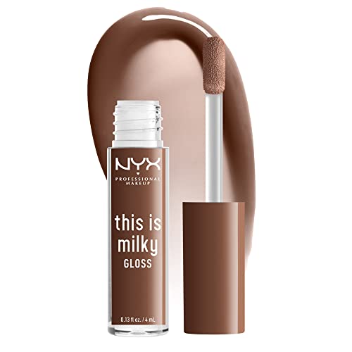 NYX Milky Gloss Vegan Lip Gloss - 12HR Hydration in Milk The Coco