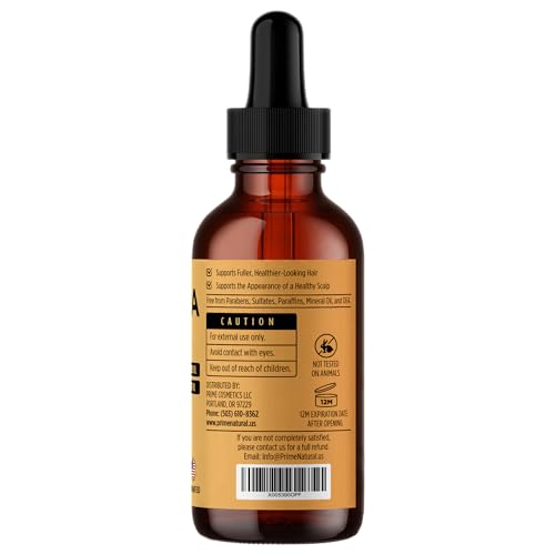 PRIME NATURAL Biotin Hair Oil - Rosemary & Pumpkin Seed Blend 2oz