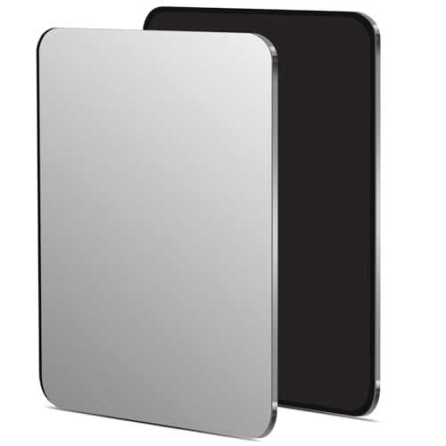 9" x 7" Magnetic Locker Mirror - Shatterproof Acrylic, Frameless, Heavy-Duty Backing