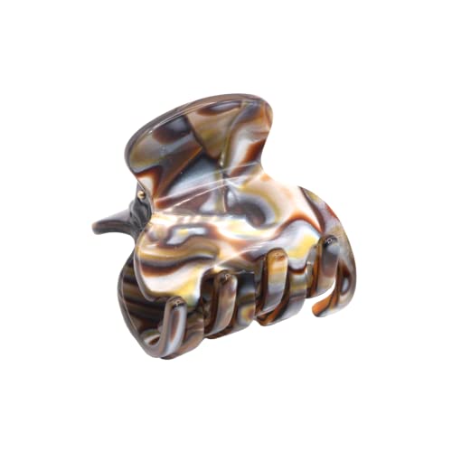 French Amie Mini Onyx Hair Claw Clip - 1.5 Inch Cellulose Acetate