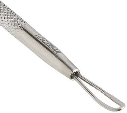 Tweezerman No Slip Skin Care Tool, Stainless Steel Blackhead Extractor