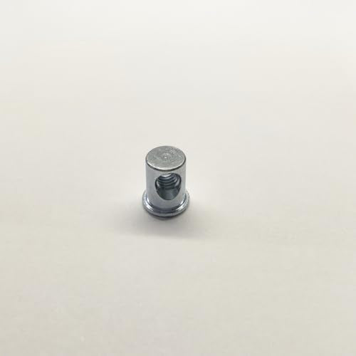 IKEA-Compatible Cross Dowel Nut Sleeve - Steel Replacement Parts, 4-Pack