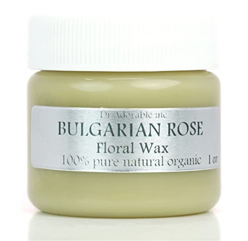 Organic Bulgarian Rose Wax 1oz - Natural Floral Candle & Skincare Ingredient