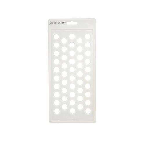 Lip Balm Tube Filling Tray Silicone Round 48 Tube Capacity