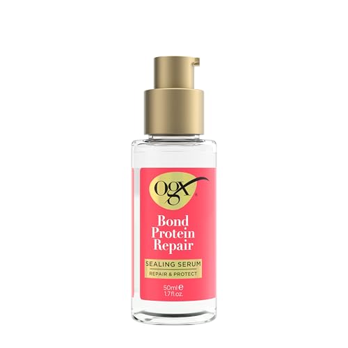 OGX Repair & Protect Bond Protein Hair Serum - 1.7 fl. oz, Anti-Frizz Treatment