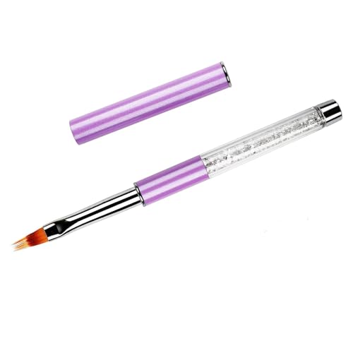 BQAN Ombre Nail Brush - Gradient Gel Art Tool with Rhinestone Handle