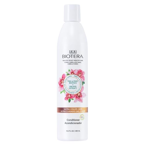 Biotera Ultra Color Care Conditioner 15.2 oz - Sulfate-Free, Vegan, Enhances Shine for Color-Treated Hair