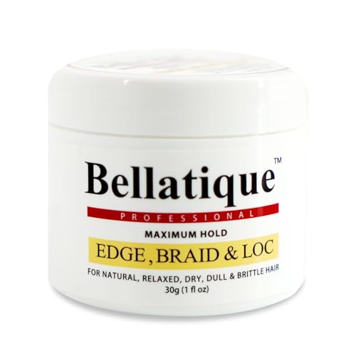 BELLATIQUE Braiding Gel & Edge Control - Maximum Hold, 1 Oz