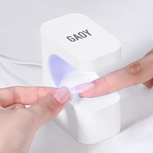 GAOY Mini UV Nail Lamp with Timer for Gel Curing