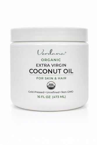 Verdana Organic Coconut Oil - Extra Virgin Cold Pressed Skin & Hair Care