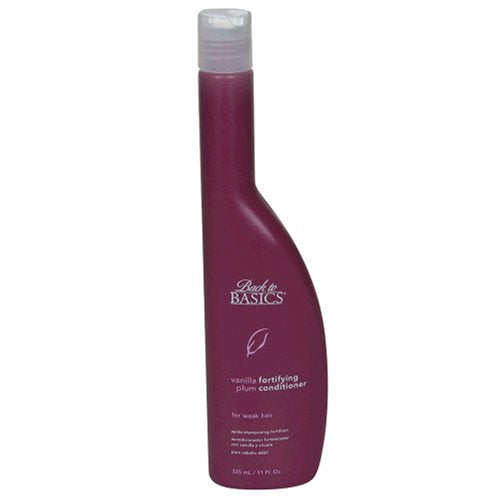 Back to Basics Vanilla Plum Conditioner 11 oz Pack of 2 - Fortifies & Detangles Hair