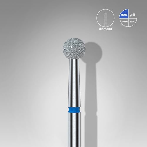 Staleks PRO Diamond Nail Drill Bit - 4mm Ball, Medium Grit 120