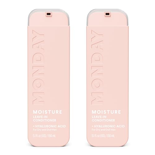 MONDAY HAIRCARE Moisture Leave-in Conditioner, 5 Oz Dual Pack