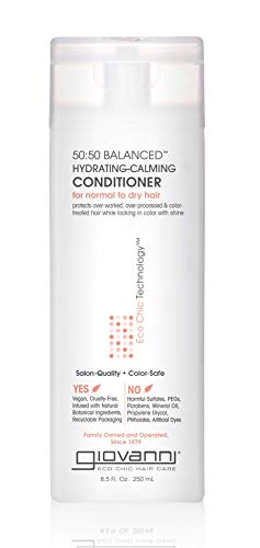 GIOVANNI 50:50 Balanced Hydrating Calming Conditioner, 8.5 oz