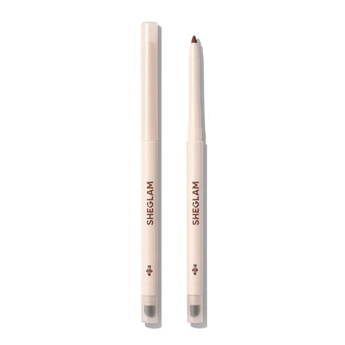 SHEGLAM Brown Gel Glide Eyeliner Pencil - Waterproof & Smudge-Proof