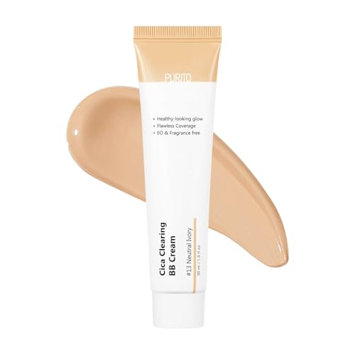 PURITO Cica Clearing BB Cream #13 Neutral Ivory - 30ml Vegan Formula