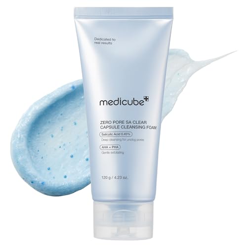 medicube Zero Capsule Foam Cleanser 4.23 Fl Oz – Pore Care, Capsule Foaming Facial Cleanser