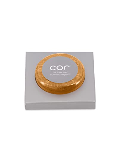 Cor Colloidal Silver Soap Bar - 0.34 oz Natural Face Soap for Sensitive Skin
