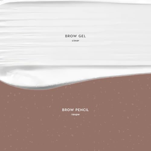 ColourPop Brow Boss Duo Taupe Waterproof Eyebrow Pencil + Clear Gel (2 Count) – 0.23 oz Each