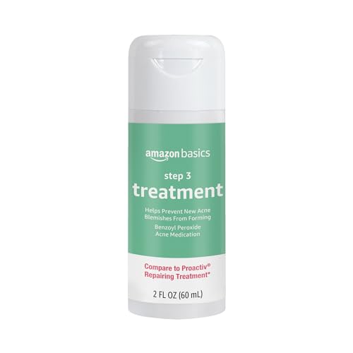 Amazon Basics Acne Treatment System with 2.5% Benzoyl Peroxide - 2 oz