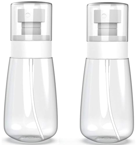 TOSERSPBE Fine Mist Spray Bottle - Travel Refillable 2 Pack