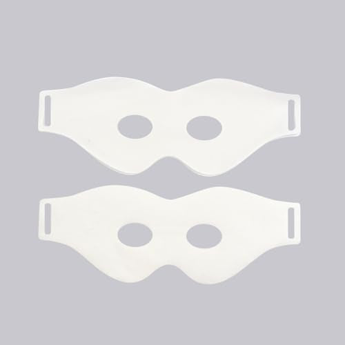 Sport Emblema Disposable Non-Woven Eye Mask Sleeves - Pack of 2, Breathable & Reusable