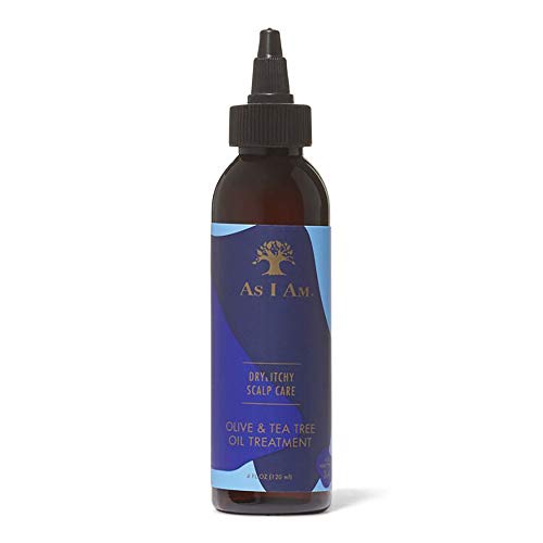 As I Am Dry & Itchy Scalp Care Oil Treatment 4oz with Salicylic Olive Tea Tree Oil