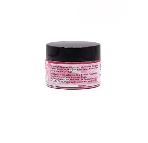 Combat Brow Gel Pink - Long Lasting Extreme Hold Eyebrow Styling Product