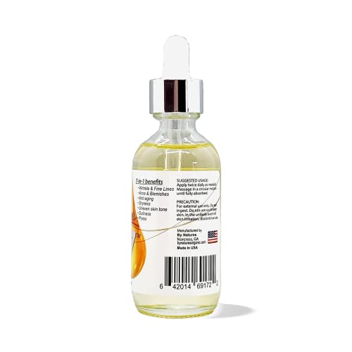 Bio 7 Skin Oil - Biomimetic Anti-Aging Face & Body Oil with Rosehip & Baobab - 2 fl oz